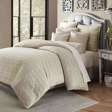 Carlyle 10 Piece King Comforter Set In Platinum