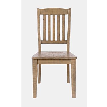 Carlyle Crossing Slatback Dining Chair Set of 2 In Medium Brown
