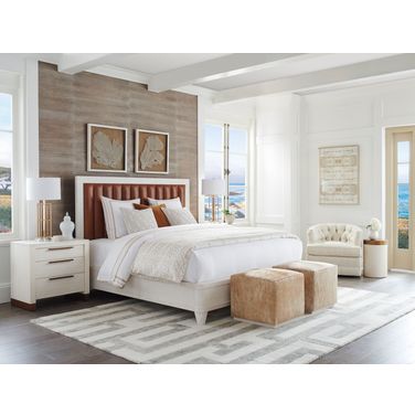 Carmel Monterey Cambria Upholstered Panel Bedroom Set