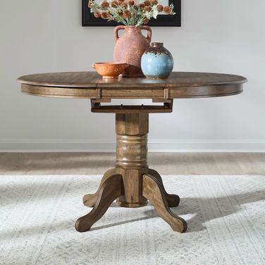 Carolina Crossing Gathering Table Set In Antique Honey
