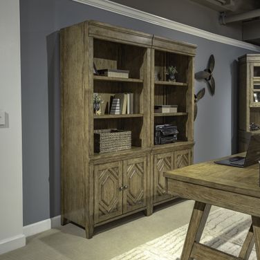 Carolina Park Bunching Bookcase In Brown