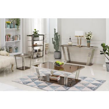 Carraway Silver Occasional Table Set