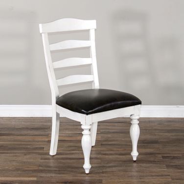 Carriage House Ladderback Chair Set of 2 In European Cottage