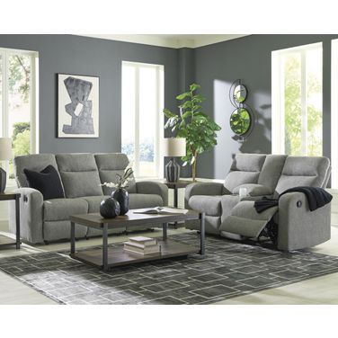 Carrigan Lane Reclining Living Room Set In Sterling