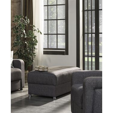 Casamode Harmony Gray Ottoman