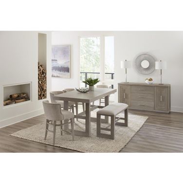 Cascade Dovetail Rectangular Counter Height Dining Room Set