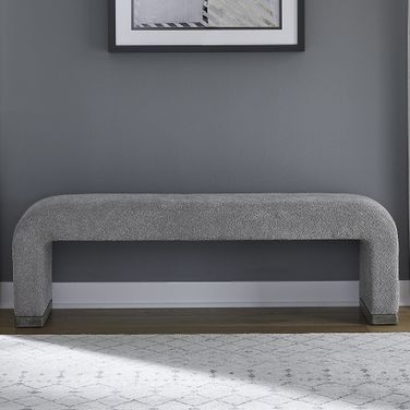 Cascade Falls Bed Bench In Satin Espresso