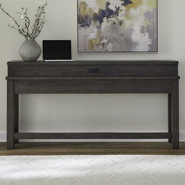Cascade Falls Home Bar Set In Espresso