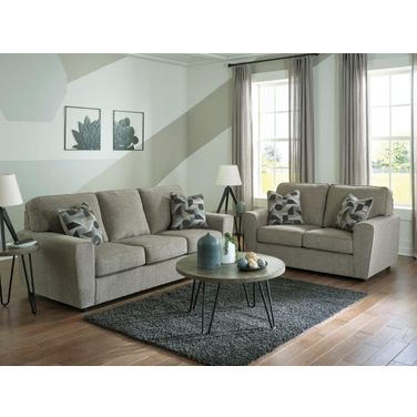 Cascilla Living Room Set In Pewter