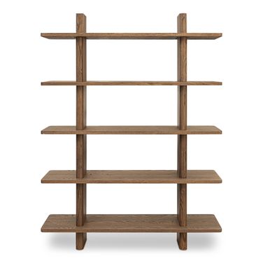 Casey Large Bookcase In Dark Brown