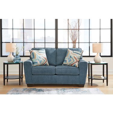 Cashton Loveseat In Blue