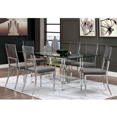 Casper Dining Table In Chrome