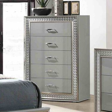 Cassiopeia Chest In Metallic Gray