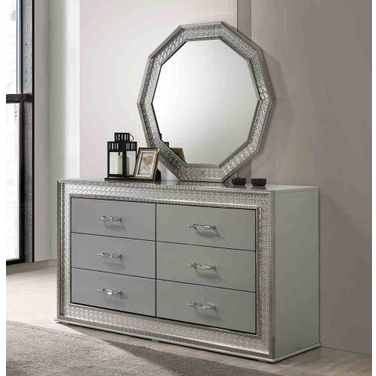 Cassiopeia Dresser In Metallic Gray