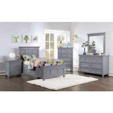 Castlile Youth Bedroom Set In Gray