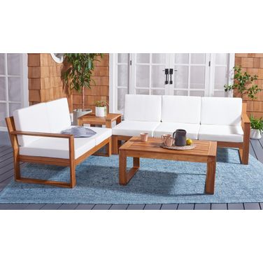 Catryn 4 Piece Outdoor Living Set in Beige