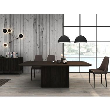 Ce Moderna Dining Chair Set Of 2 In Taupe And Grey