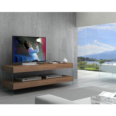 Elm Walnut Mini TV Stand