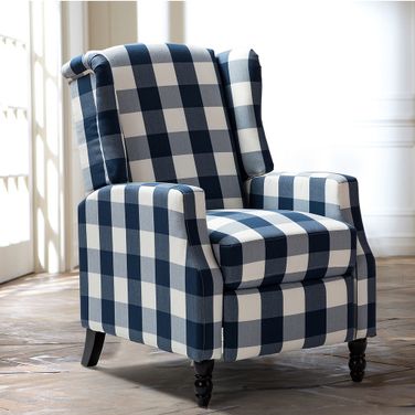 Celia Manual Recliner In Navy