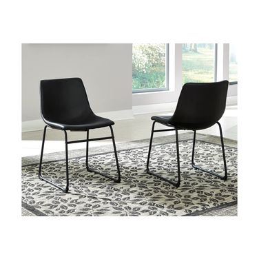 Centiar Black Dining Chair Set of 2
