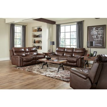 Ceretti Brown Power Reclining Living Room Set