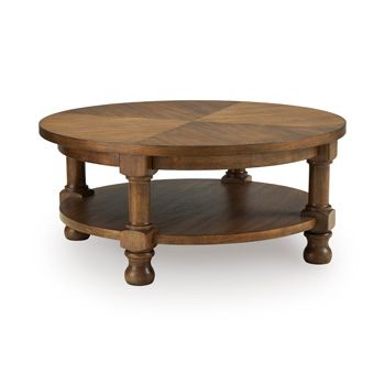Chadworth Coffee Table In Medium Brown