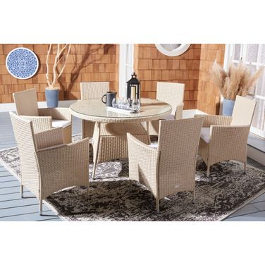 Challe Dining Set in Beige