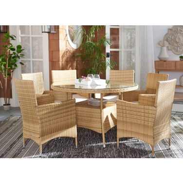 Challe Dining Set in White