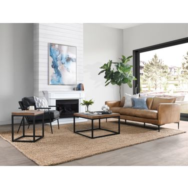 Chantel Occasional Table Set In Almond
