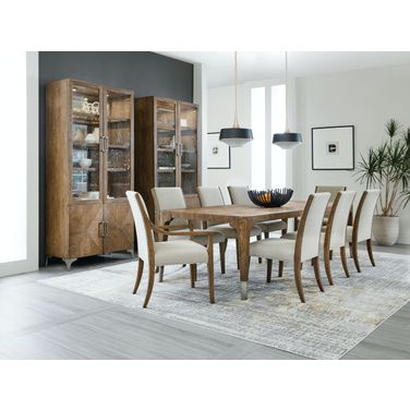 Chapman Medium Wood Extendable Dining Room Set