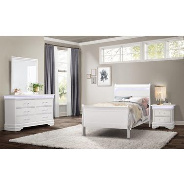 Charlie Bedroom Set In White