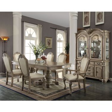 Chateau De Ville Dining Room Set In Antique White