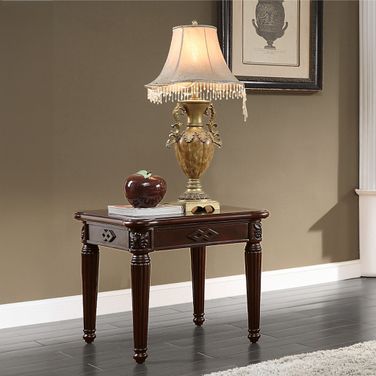 Chateau De Ville End Table In Espresso