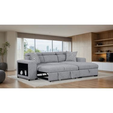 Chatteris Right-Chaise Sectional In Gray