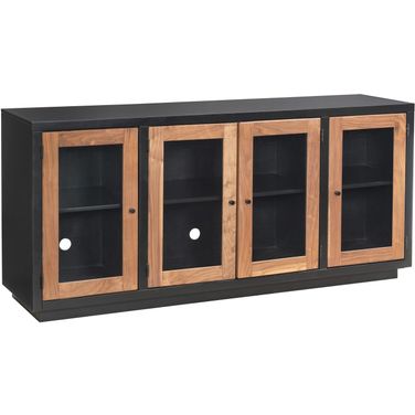 Chelsea 68 Inch Console with 4 Doors In Black