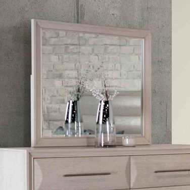 Chemnitz Mirror In White Oak