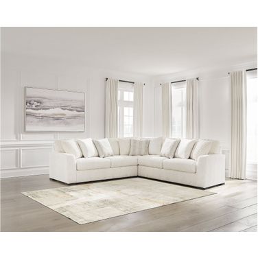 Chessington 3-Piece Sectional In Ivory