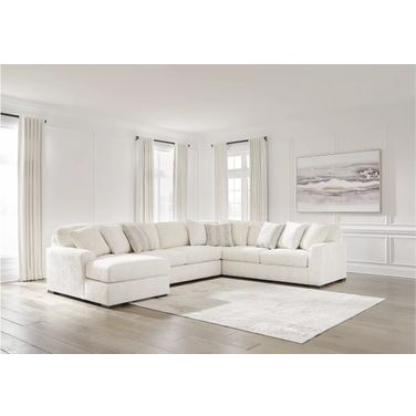 Chessington 4-Piece Sectional with Chaise In Ivory