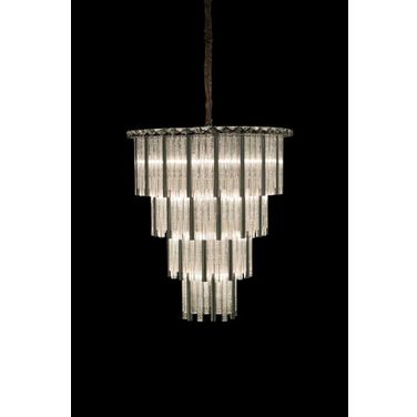 Chimes - 15 Light Chandelier - Silver