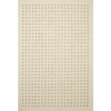 Chris Loves Julia x Loloi Polly Ivory and Natural 9'-3" x 13' Area Rug