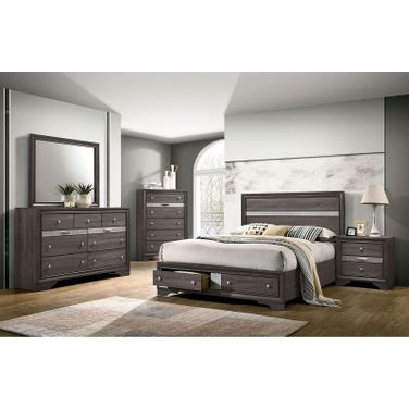 Chrissy Gray Panel Bedroom Set