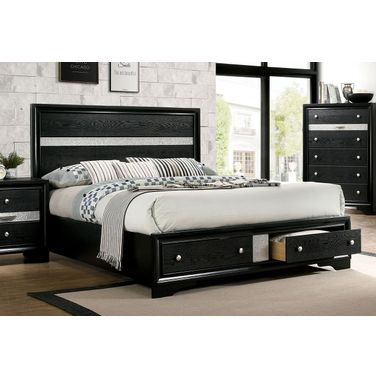 Chrissy Queen Bed In Black
