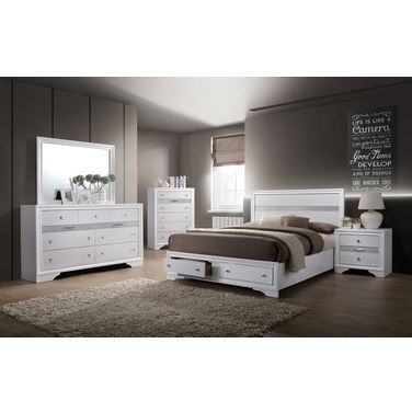 Chrissy Youth Bedroom Set In White
