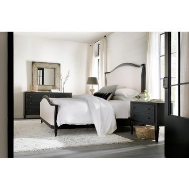 Ciao Bella Beige Upholstered Panel Bedroom Set