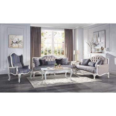 Ciddrenar Living Room Set In White