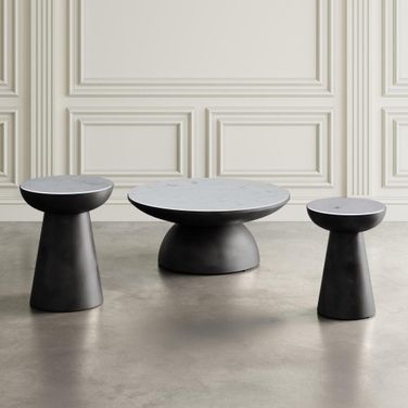 Circularity Occasional Table Set In White