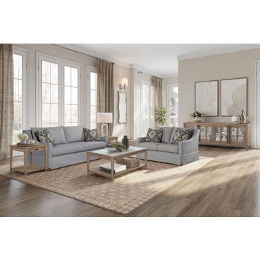Wilmington Living Room Set In Gray