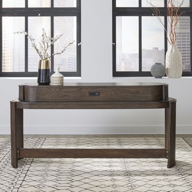 City View Console Bar Table In Brown