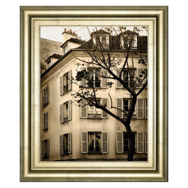 Classy Art Parisian Charm Wall Art In Golden Beige