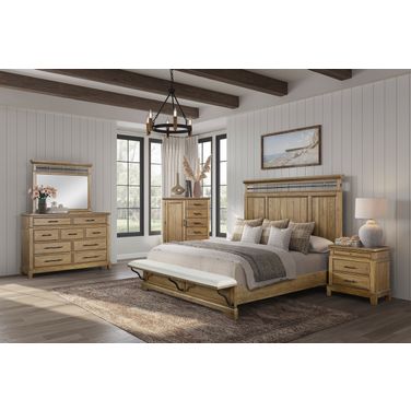 Clover Ridge Panel Bedroom Set In Carmel